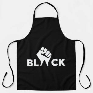Black Lives Matter Black With Hand Apron
