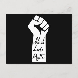 Black Lives Matter Black Woman Postcard