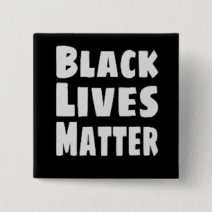 Black Lives Matter BLM 15 Cm Square Badge