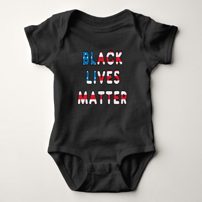 Black Lives Matter BLM Baby Bodysuit (Front)