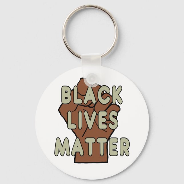 Black Lives Matter BLM Key Ring (Front)
