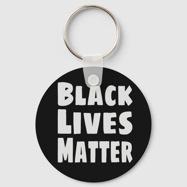 Black Lives Matter BLM Key Ring (Front)
