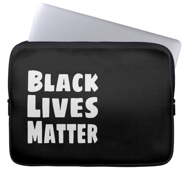 Black Lives Matter BLM Laptop Sleeve (Front)