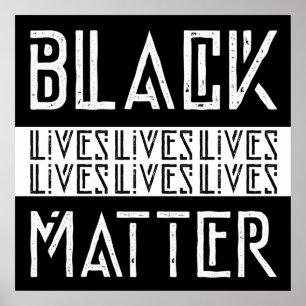 Black Lives Matter BLM Poster
