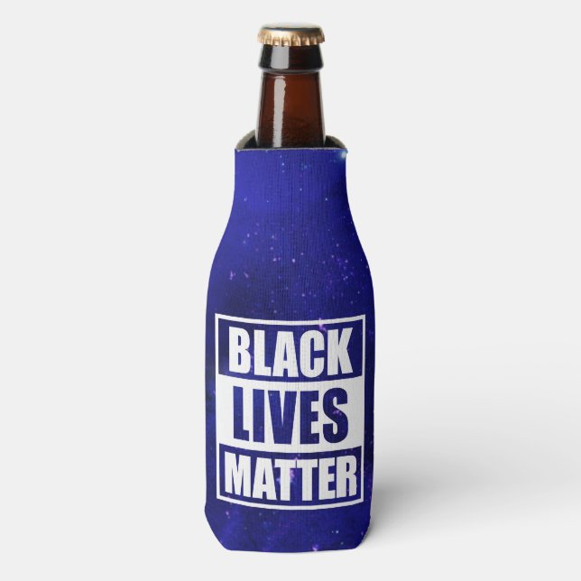 Black Lives Matter Celestial   Bottle Cooler (Bottle Front)