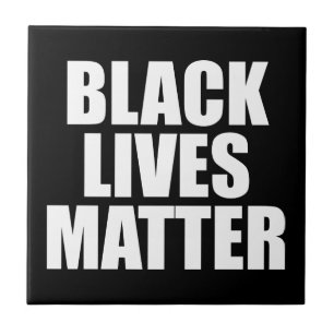 Black Lives Matter Ceramic Tile