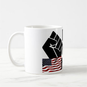 black lives matter Collection USA Flag Coffee Mug