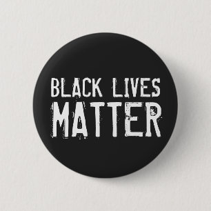 Black Lives Matter - Distressed Lettering 6 Cm Round Badge