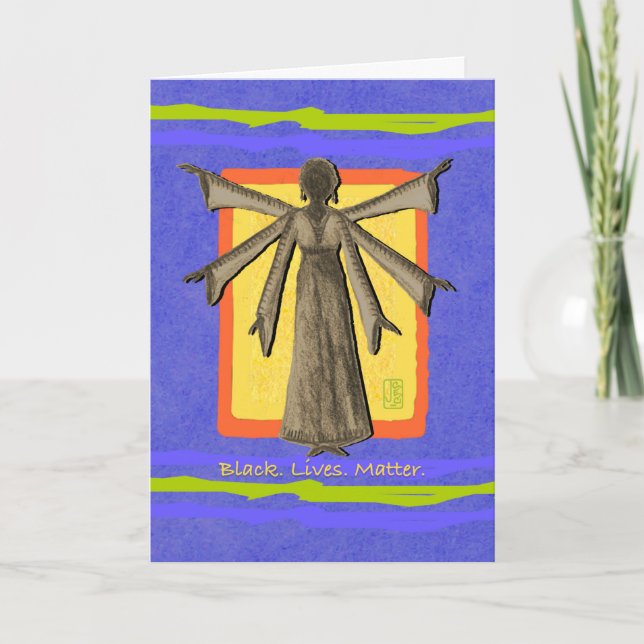 Black. Lives. Matter. Greeting Card (Front)