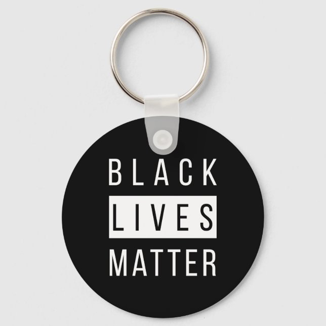 Black Lives Matter Key Ring (Front)