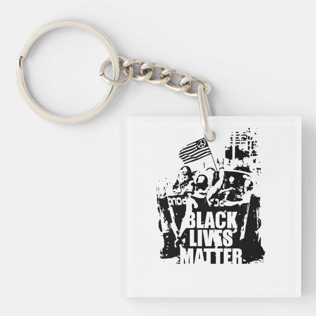Black Lives Matter Key Ring (Front)