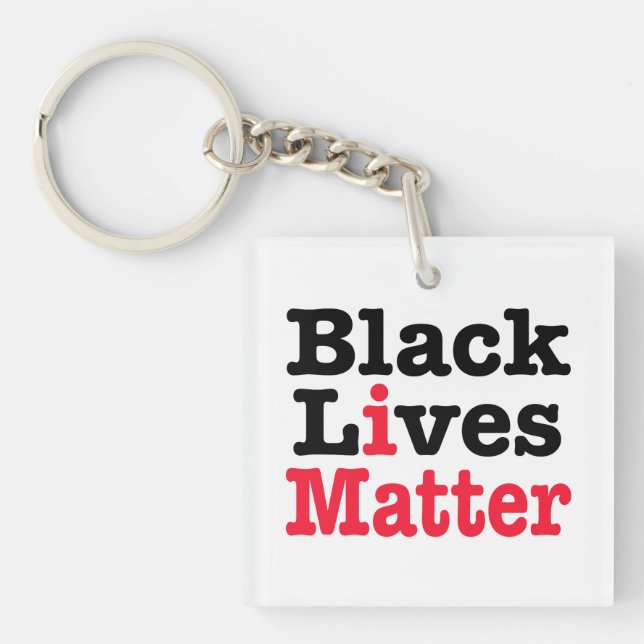 Black Lives Matter Key Ring (Front)