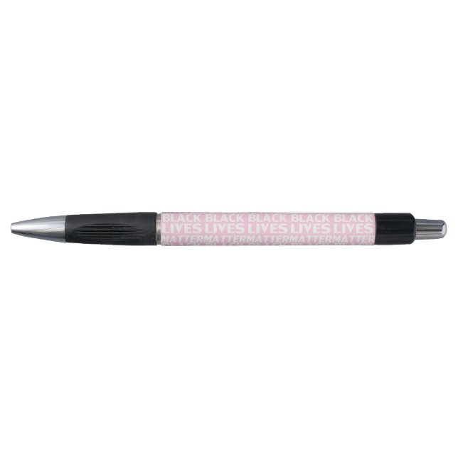 Black Lives Matter light pink typography pattern (Front)