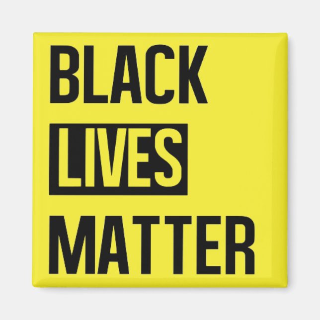 Black Lives Matter Magnet (Front)