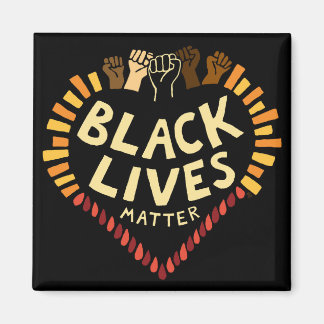 Black Lives Matter Magnet ~ dark
