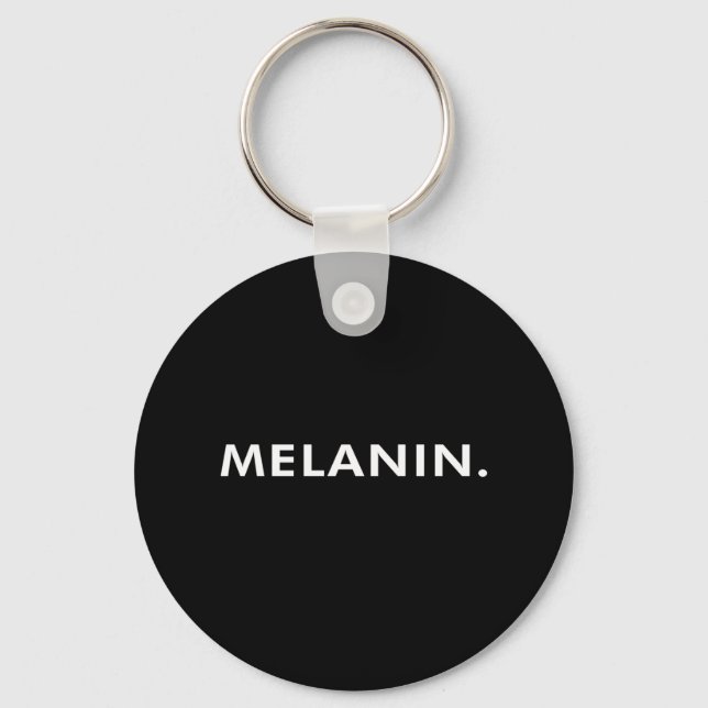 Black Lives Matter Melanin Key Ring (Front)