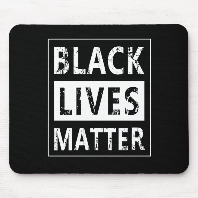 Black lives matter mouse pad (Front)