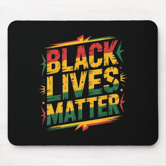 Black Lives Matter Mouse Pad (Front)