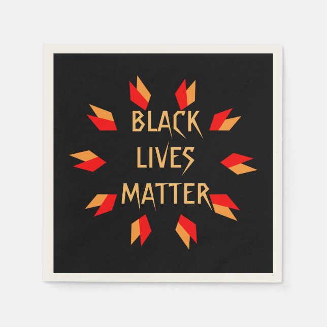 Black Lives Matter Napkin (Front)
