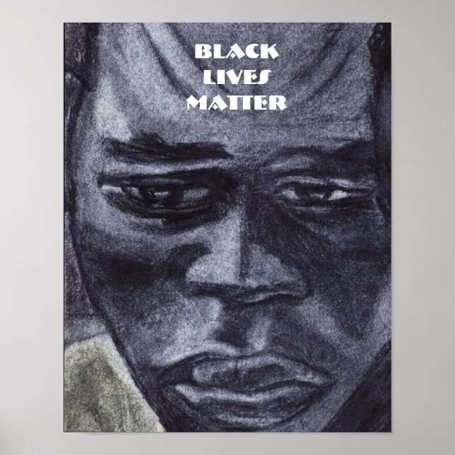 BLACK LIVES MATTER NEGRO  POSTER (Front)
