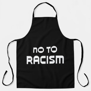 Black Lives Matter No To Racism Apron