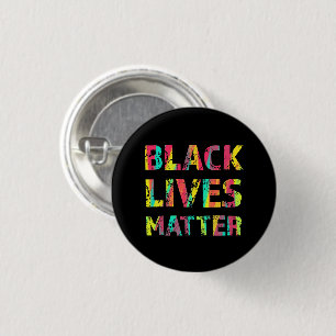 Black Lives Matter Painting 01 Let's Take A Stand 3 Cm Round Badge