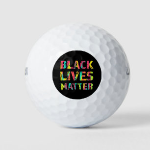 Black Lives Matter Painting 01 Take A Stand Golf Balls