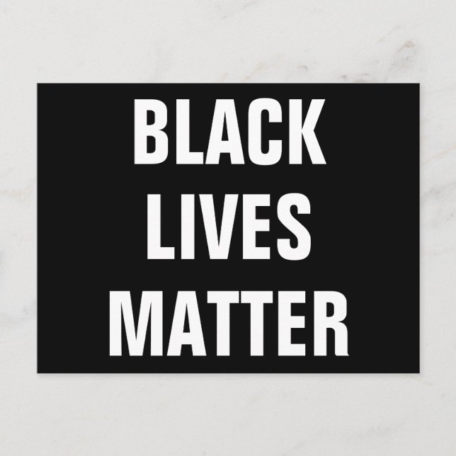 Black Lives Matter Postcard (Front)