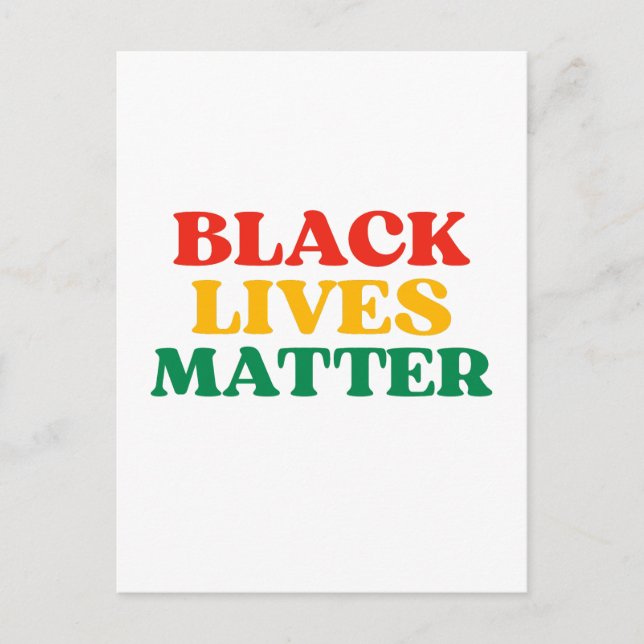 Black Lives Matter Postcard (Front)