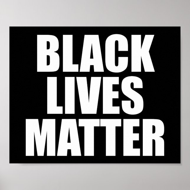 Black Lives Matter Poster (Front)