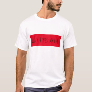 Black Lives Matter Red Rectangle T-Shirt
