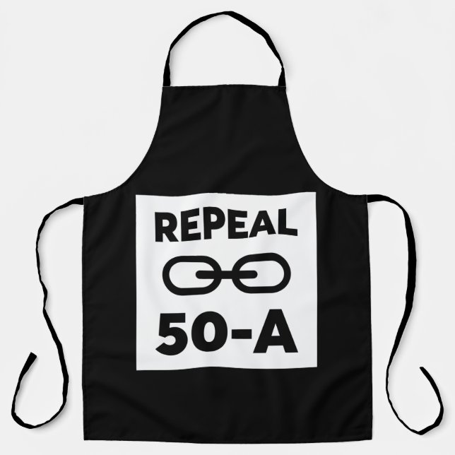 Black Lives Matter Repeal 50 A Apron (Front)