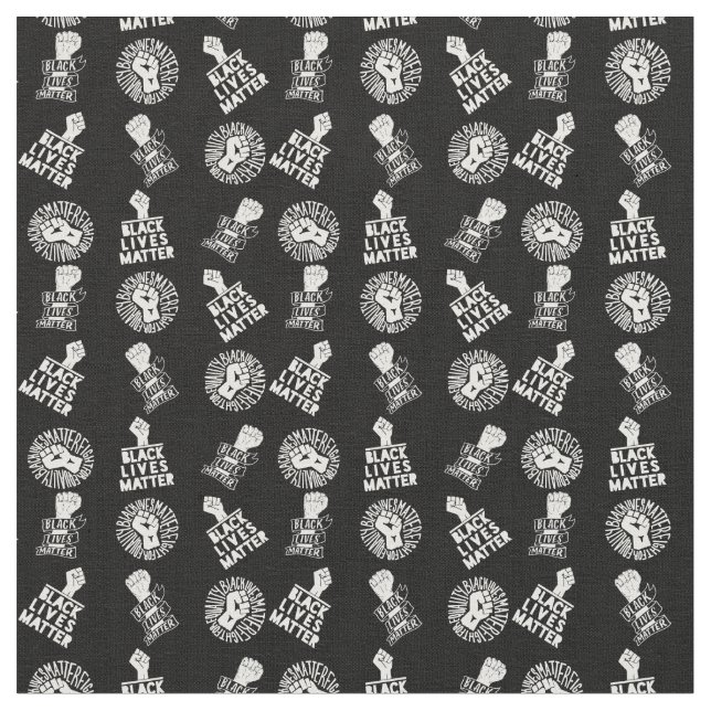 black lives matter seamless pattern blm protest 20 fabric (Close Up)