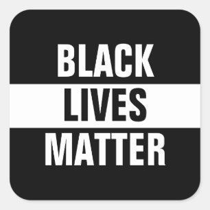 Black Lives Matter Square Sticker