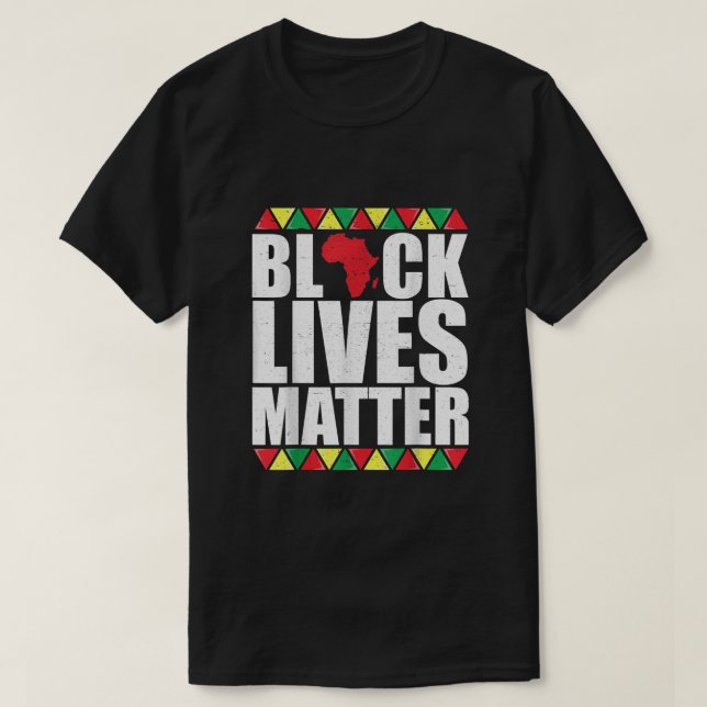 Black Lives Matter  T-Shirt (Design Front)