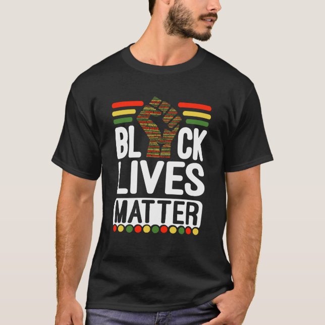 black lives matter t shirt (Front)