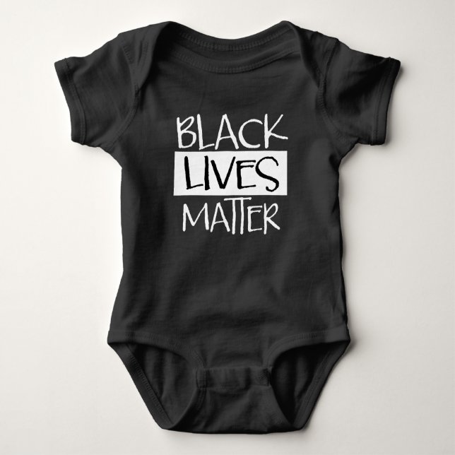 Black Lives Matter T-Shirt Baby Bodysuit (Front)