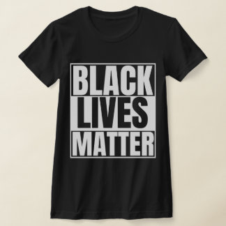 Black Lives Matter Text  T-Shirt