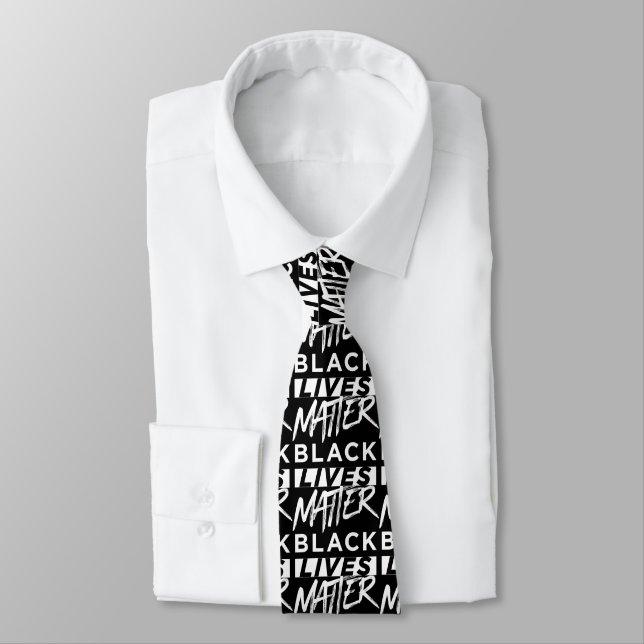 Black lives matter tie (Tied)