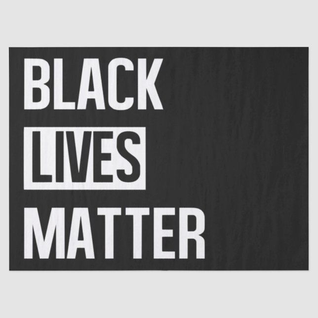 Black Lives Matter Tissue Paper (Front)
