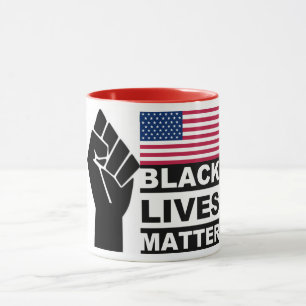 Black Lives Matter USA Flag collection Mug