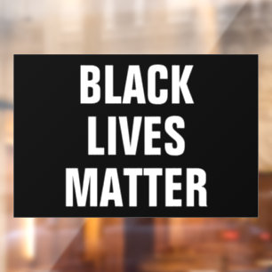 Black Lives Matter Window Cling