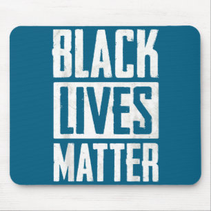Black lives men women blm human rights black mouse pad