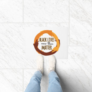 Black Lives More Than Matter Doormat
