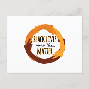 Black Lives More Than Matter Postcard