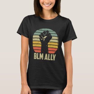 Black Lives Problem Ally Shirt Cool Retro Black Pr