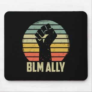 Black Lives Problem Ally Shirt Cool Retro Black Pr Mouse Pad