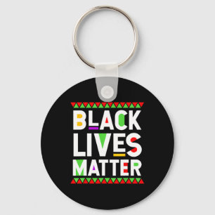 Black Lives Problem Black History Month Celebratio Key Ring