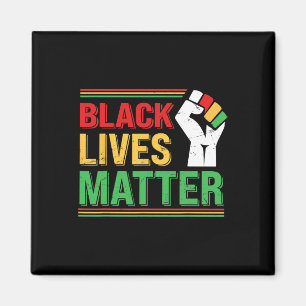 Black Lives Problem Black History Month Celebratio Magnet