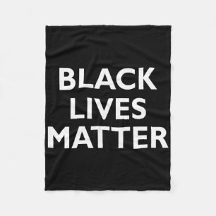 Black Lives Problem Blm Human Rights Black History Fleece Blanket